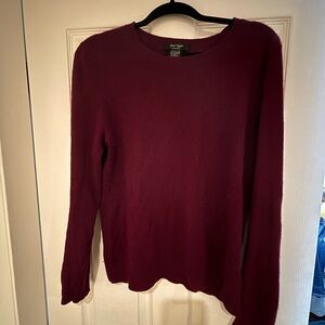 Purple cashmere sweater from Lord and Taylor size large